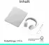 Logitech 981-001520, Kabellos, Weiss (Kabelgebunden, Kabellos, USB-C), Office Headset, Weiss