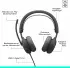 Logitech 981-001498, Kabellos, Graphit (Kabelgebunden, Kabellos, USB-C), Office Headset, Grau