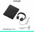 Logitech 981-001498, Kabellos, Graphit (Kabelgebunden, Kabellos, USB-C), Office Headset, Grau