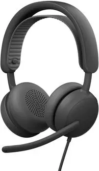 Logitech 981-001512, Kabellos, Graphit (Kabellos, USB-C), Office Headset, Grau