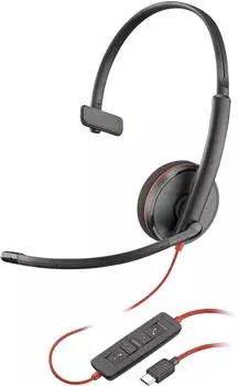 Plantronics Blackwire C3210 USB-C + USB-C/A-Adapter (Bulk)