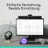 Logitech Zone Vibe Wireless Teams native Bluetooth-Verbindung Grafit