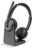 Lindy L118 Kabelloses Bro-Headset (Kabelgebunden, Kabellos, USB-C), Office Headset, Schwarz