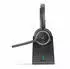 Lindy L118 Kabelloses Bro-Headset (Kabelgebunden, Kabellos, USB-C), Office Headset, Schwarz