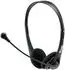 Equip Stereo-Headset mit Stummschaltung (Kabelgebunden), Office Headset, Schwarz