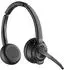 Poly SAVI 8220 STEREO DECT (Kabellos, USB-A), Office Headset, Schwarz