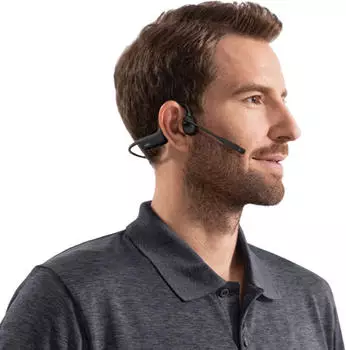 Shokz Opencomm2 Indl Version (ANC, 8 h, Kabellos), Kopfh&ouml;rer, Schwarz