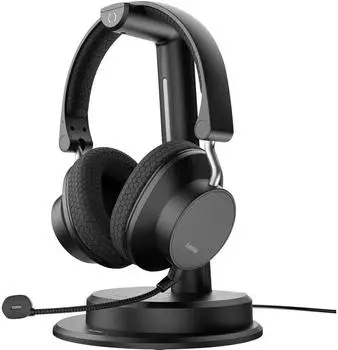 Hama BT-900 (Kabelgebunden, Kabellos, USB-C), Office Headset, Schwarz