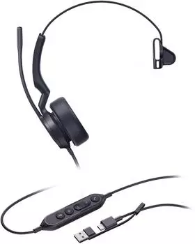 Yealink UH44 Mono Headset USB-C/A (1308241)