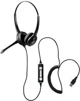 Geemarc CLA3 USB-A-Kopfh&ouml;rer + Mikrofon, H&ouml;rger&auml;tekompatibel (3521350009903)