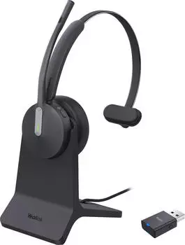 Yealink WH64 Hybrid Mono DECT-Headset mit Ladeständer (1208740)