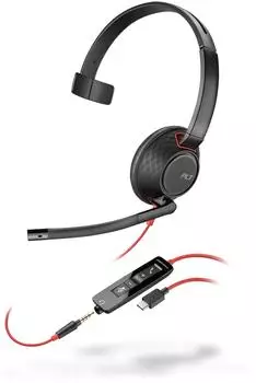 Poly Blackwire 5210 Mono-Headset USB-C, USB-A & 3,5mm (9P7X5AA)