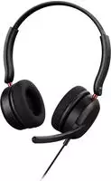 Hama Office-Headset "CHS-200" f&uuml;r PC, Business-Kopfh&ouml;rer mit Kabel und Mikrofon