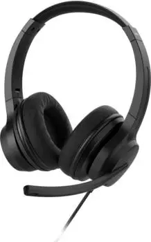 Hama CHS-300 Office-Headset kabelgebunden, USB-C, schwarz (00139943)