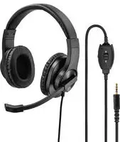 "hama 00139926 PC-Office-Headset "HS-P350", Stereo, Schwarz"