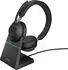 Microsoft Teams, mit Ladestation, Stereo, USB-A: Jabra Evolve2 65 USB Stereo