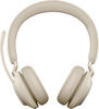 Jabra Evolve2 65 UC Stereo Wireless-Headset beige|braun