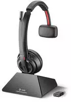 Poly 8D3F1AA#ABB, Poly Savi 8210 UC MS Mono Kabelloses DECT-Headset, kompatibel mit
