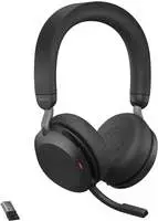 Jabra Evolve2 75 MS Stereo USB-A Headset schwarz, Link380a, MS (27599-999-999)