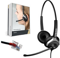 Gequdio WA9022 - Kabelgebunden - B&uuml;ro/Callcenter - 80 g - Kopfh&ouml;rer - Schwarz