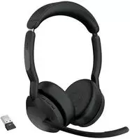 Jabra Evolve2 55 MS Stereo Headset Bluetooth ANC USB-A Schwarz (25599-999-999)