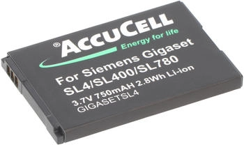 AccuCell Akku passend für Siemens SL4, SL5, SL400, SL78, SL780, SL785, SL788