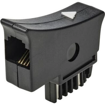 Renkforce Telefon (analog) Adapter [1x TST-Stecker - 1x RJ11-Stecker 6p4c] schwarz