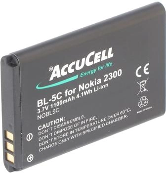 AccuCell Akku passend für Schnurlostelefon AVM Fritz!Fon C6 A051 Telekom A051 Li-Ion 3,7V 1100mAh
