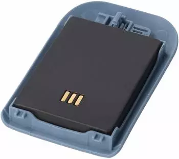 AccuCell Akku passend für AVAYA 3720 DECT Battery 660190/R1A inklusive Gehäuserückdeckel in blau-grau