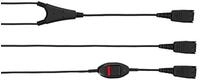 Jabra 8800-02-01, Jabra Supervisor QD Y-Kabel, inkl. Supervisor Mute-Switch,
