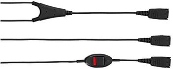 Jabra 8800-02-01 Supervisor QD-Kabel mit Mute-Switch Schwarz