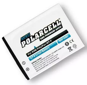PolarCell Akku für AVM FRITZ!Fon MT-F, 3,7V, Li-Ion