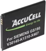 AccuCell Akku passend f&uuml;r Siemens Gigaset GS180 V30145-K1310-X467 3,85 Volt...