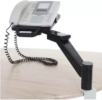 MCW Telefonarm Tischhalterung, schwenkbar, schwarz (T555)