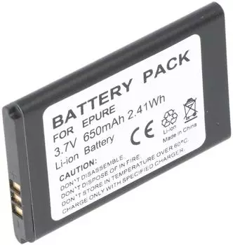 AccuCell Akku f&uuml;r ePure / ePure fulleco DUO 650mAh 3,7V (043048)
