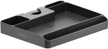 LogiLink Organizer Regal Mastbefestigung &Oslash; 3-4,8cm, schwarz (EO0070)
