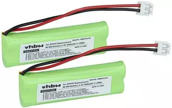 vhbw NiMH Akku 500mAh 2,4V f&uuml;r Medion Life S63085 / S63112 (GP1010)