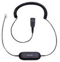 Jabra 88001-04, Jabra Anschlusskabel, QD auf RJ9, gewendelt. Schaltereinstellung 1-8