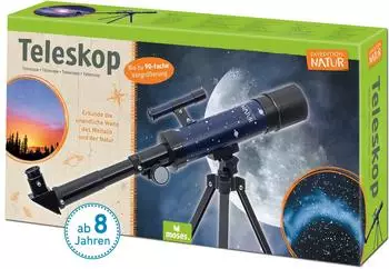 moses. Verlag Expedition Natur Teleskop 90x, Starter-Set für Kinder (9883)