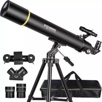 Bund Refraktor-Teleskop 80mm Öffnung 900mm Brennweite, für Kinder & Anfänger (80900-B)