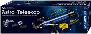 Kosmos Astro-Teleskop Astronomie, ab 12 Jahren, schwarz (675158)