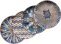 M&Auml;SER Platzteller "Platzteller-Set Iberico Blue, Steinzeug"