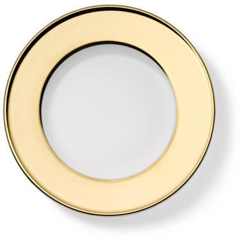 Dibbern Solid Color Gold Teller Flach 21 cm Fahne