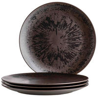 M&Auml;SER Platzteller "Platzteller-Set Metallic Bronze, aus Keramik"