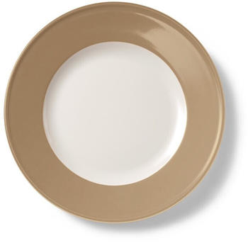 Dibbern Teller flach 21 cm Fahne Solid Color clay