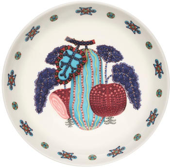 iittala Taika Sato tiefer Teller Ø20 cm Weiß-bunt