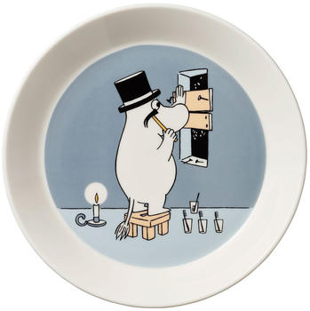 Arabia Muminpappa Mumin Teller Ø19 cm Grau