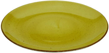 CreaTable Grillteller Vintage Nature (31 cm) Curry glänzend