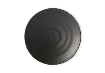 HKliving Kyoto Dessert-Teller, Ø 16 cm, matt schwarz