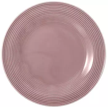Seltmann Weiden Beat Altrosa uni Fr&uuml;hst&uuml;cksteller rund 23cm